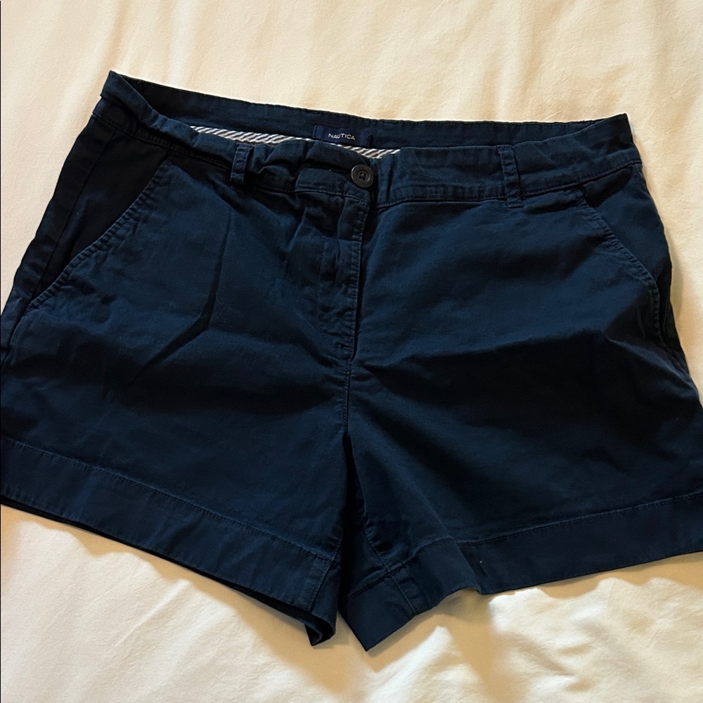 Nautica Women's Dark Blue Bermudas